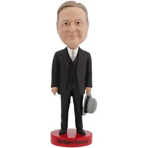 Royal Bobbles Herbert Hoover Bobblehead, Premium Polyresin Lifelike Figure, Unique Serial Number, Exquisite Detail