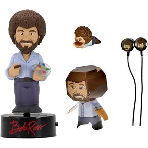 NECA Bob Ross Gift Set with Body Knocker, Scaler Figure, and Earbuds