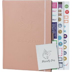 Weekly Schedule Planner - 192 Pages Student Planner with Monthly Budget 9.4" X 6.5" Productivity Planner with Travel Map & Stickers (Mint)