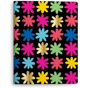 Astrobrights Undated Student Planner, 14-Month Layout, Flexible Cover, 8.5" x 11", Premium 28 lb. Paper, 200 Stickers, Daisy (91086)