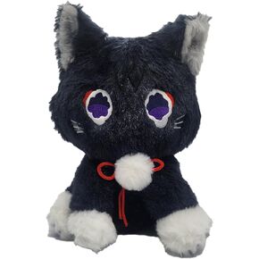 9.84'' Genshin Plush Doll Scaramouche Cat Stuffed Animal Gift for Kids Gifts (Scaracat)