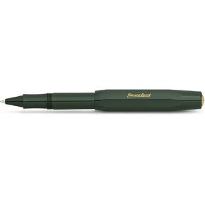 قلم جل / قلم حبر جاف Kaweco CLASSIC SPORT باللون الأخضر I بما في ذلك قلم كرة دوارة 0.7 مم لمستخدمي اليد اليسرى واليمنى في تصميم كلاسيكي مع كرة سيراميك I Gel Rollerball 13 سم in Kuwait