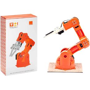Arduino TinkerKit Braccio [T050000] – Fully Operational Robot Arm with Adjustable Configurations, 5V 4A Power Supply Included, High-Precision Servo Motors, Ideal for DIY Projects & Robotics Learning