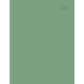 Dot Grid Journal Notebook: Minimalist, 8.5 x 11, Dusty Green (Minimalist Planner)