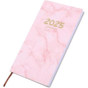 TEHAUX Pocket Calendar 2025 Weekly Planner for Purse 3.8 X 6 Pocket Calendar for School Work Office Journal Planner Notepad for Students Daily Use Note Pads