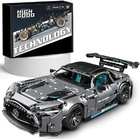 Racing Car Building Kit for Adults,1:14 MOC Super Sports Car Building Blocks Construction Sets, Buildable Supercar Model for Kids Gift Giving or Collection(1466pcs)