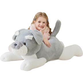 IKASA Giant White Cat Stuffed Animal Plush Toy,Big Large Jumbo Soft Toys,30" Huge Size Cute Fluffy Plushy Fat Oversized Plushie,Gifts for Kids