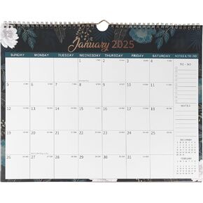 2025 Wall Calendar, Monthly Wall Calendar from January to December 2025, 11.5" x 14.7", Spiral Binding Hanging Wall Calendar with Julian Dates,Calendar Monthly Planner with Thick Paper for Home Office