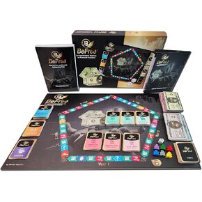 BeFree Family Board Game Educational Board Game, Be Free Realistic Money Board Game to Learn Finances, Fun Investment Board Game for Teens, Financial Game for Real Estate & Stock Market