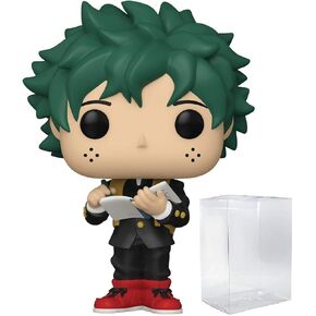 Funko My Hero Academia - Izuku Midoriya (Deku) Pop! Vinyl Figure (Bundled with Compatible Pop Box Protector Case), Multicolor, 3.75 inches