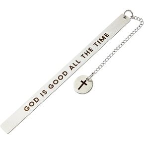 God is Good Metal Bookmark, Inspirational Religious Page Marker, 5 Inches