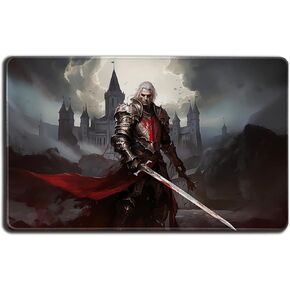 Edgar Markov Alt Art Vampire Playmat - Premium Stitched Edge Custom Art Game Mat 14x24 inches - Great for MTG Edgar Markov Commander Decks