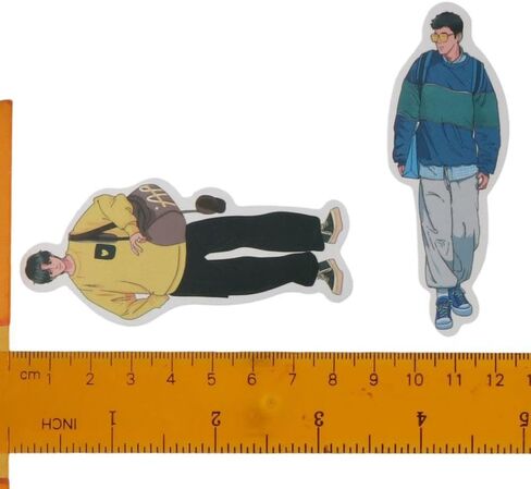 150PCS Fashion Boy Stickers Decorative Stickers People Stickers for Arts and Crafts DIY,Water Bottles,Gift Boxes in Saudi Arabia