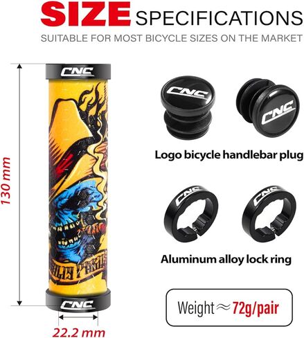 مقابض مقود الدراجة CNC، مقابض سيليكون MTB، مقابض جل للدراجات الجبلية/BMX/الدراجة. … in Saudi Arabia