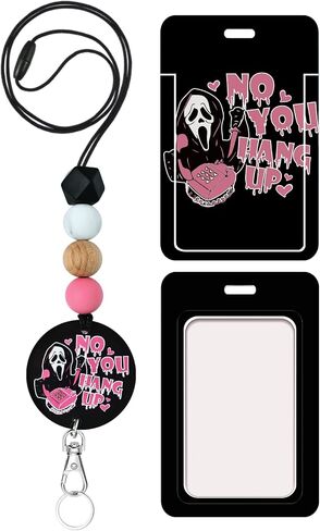 Zugzwang Teacher Lanyards for Id Badges and Keys, Cute Beaded Lanyard with Badge Holder for Women Teacher Nurse (Be Kind-B) in Saudi Arabia
