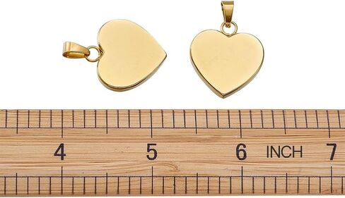 Beadthoven 40pcs Stainless Steel Heart Charms Mixed Polished Metal Heart Blank Stamping Tag Pendants Valentine’s Day Accessories for DIY Necklace Bracelet Charms Gifts in Saudi Arabia