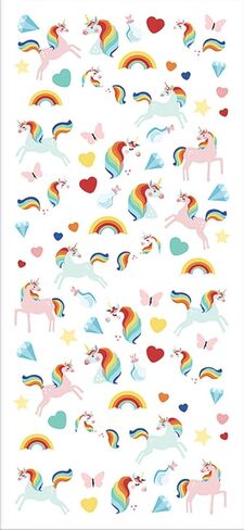 Playhouse Whipped Cream Scented Scratch & Sniff Sticker Sheets - Rainbow Unicorns 1 Pack in Saudi Arabia