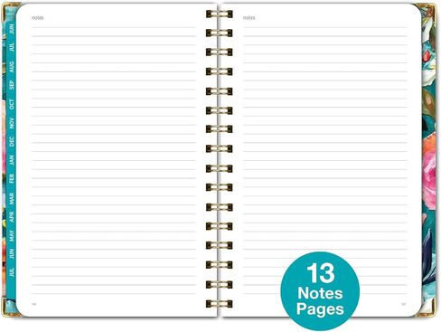 مخطط السنة الأكاديمية 2024-2025: (يونيو 2024 حتى يوليو 2025) 5.5 بوصة × 8 بوصة مخطط يومي وأسبوعي وشهري وجدول أعمال سنوي. مجموعة إشارة مرجعية ومجلد جيب ومذكرة لاصقة (زهور باللون الأخضر المخضر) in Kuwait