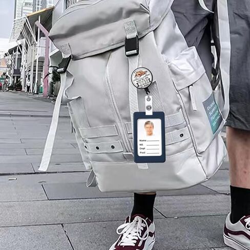 YAZMEEN Nurse Retractable Badge Reel with Alligator Clip Sleep All Day Nurse All Night ID Badge Holder Funny Sloth Badge Funny Badge Reel Gift for Nightshift Paramedics Nurse Doctor Medical Work in Kuwait