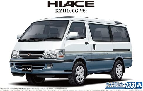 Aoshima Toyota KZH100G Hiace Super Custom G ’99 1:24 Scale Model Kit in Saudi Arabia