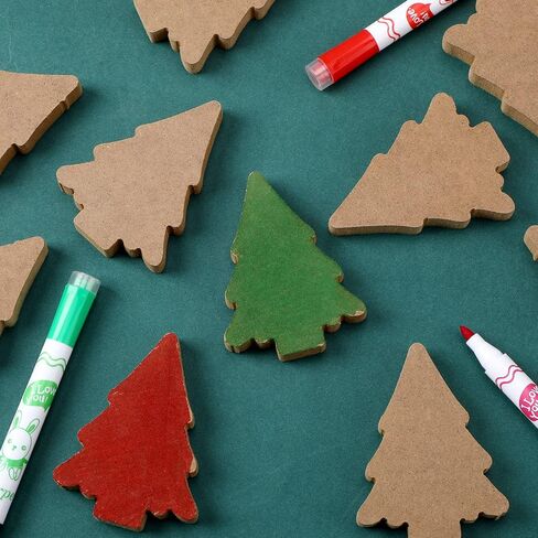 12 قطعة من القصاصات الخشبية لعيد الميلاد، علامات خشبية سميكة لعيد الميلاد، حرف خشبية غير مكتملة، ملاك ندفة الثلج، شجرة عيد الميلاد، رجل الثلج، رجل خبز الزنجبيل، قطعة مركزية يمكنك صنعها بنفسك لديكور المنزل في الشتاء (شجرة عيد الميلاد) in Kuwait