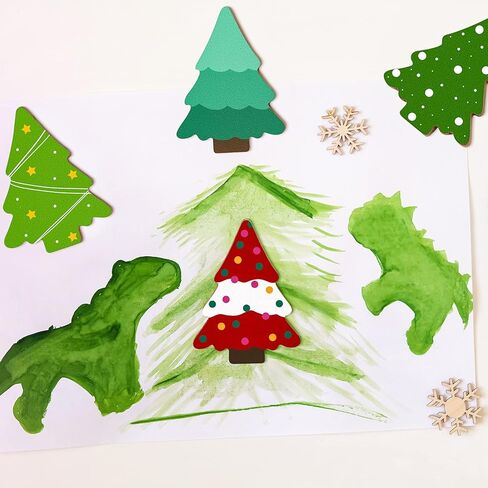 12 قطعة من القصاصات الخشبية لعيد الميلاد، علامات خشبية سميكة لعيد الميلاد، حرف خشبية غير مكتملة، ملاك ندفة الثلج، شجرة عيد الميلاد، رجل الثلج، رجل خبز الزنجبيل، قطعة مركزية يمكنك صنعها بنفسك لديكور المنزل في الشتاء (شجرة عيد الميلاد) in Kuwait