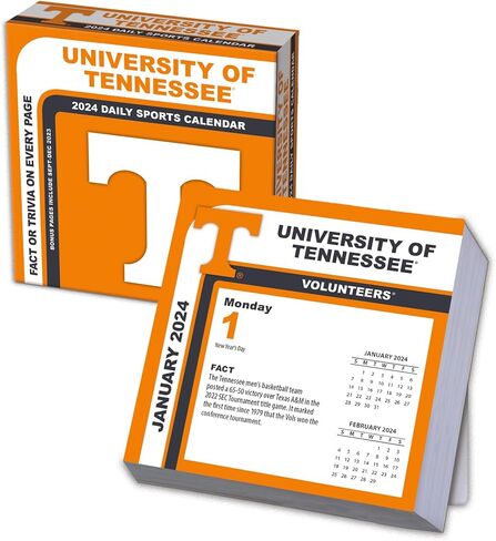 Tennessee Volunteers 2024 Box Calendar in Saudi Arabia