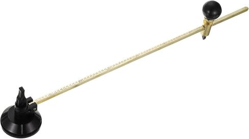 HARFINGTON Circular Glass Cutter 35-400mm/1.4"-15.7" Cutting Radius Adjustable Precise Cutting Single Wheel Compasses Circular Glass Cutter with Suction Cup for Glass Ceramic Tile Cutting in Saudi Arabia
