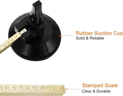 HARFINGTON Circular Glass Cutter 35-400mm/1.4"-15.7" Cutting Radius Adjustable Precise Cutting Single Wheel Compasses Circular Glass Cutter with Suction Cup for Glass Ceramic Tile Cutting in Saudi Arabia