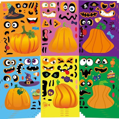 NOVWANG 32 Sheets Christmas Stickers for Kids, Make You Own Christmas Stickers DIY Christmas Santa Snowman Reindeer Elf Face Sticker Decorations for Xmas Holiday Party Favors Children Games Activities in Saudi Arabia