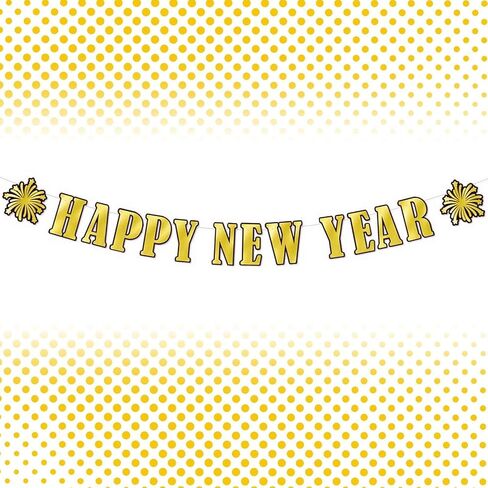 Colourful 2025 Happy New Year Banner, 14 Pcs Colourful Happy New Year Letters Shiny Banner Sign for Celebrate New Year Party New Year Eve Ceremonies Holiday Party Decorations in Kuwait