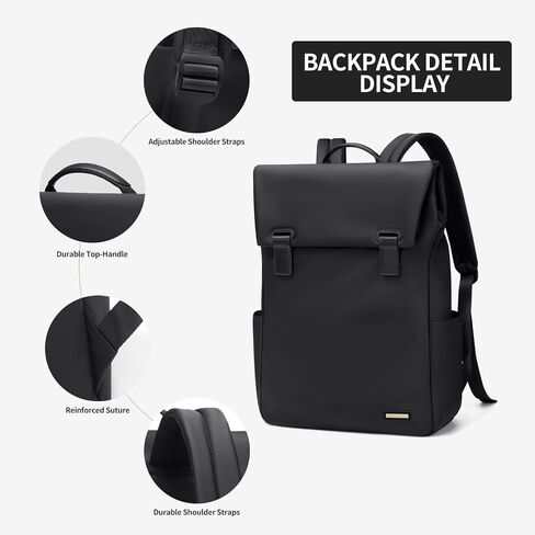 GOLF QUALITYWomen Laptop Backpack Computer Backpacks Carry On Waterproof backpack Fits 15.6Inch Notebook Travel Commute College (Apricot) in Saudi Arabia