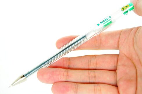 قلم حبر جل Pilot Hi-Tec-C 03، نقطة دقيقة دقيقة 0.3 مم، حبر أسود، 5 عبوات، مجموعة ملاحظات لاصقة قيمة in Saudi Arabia