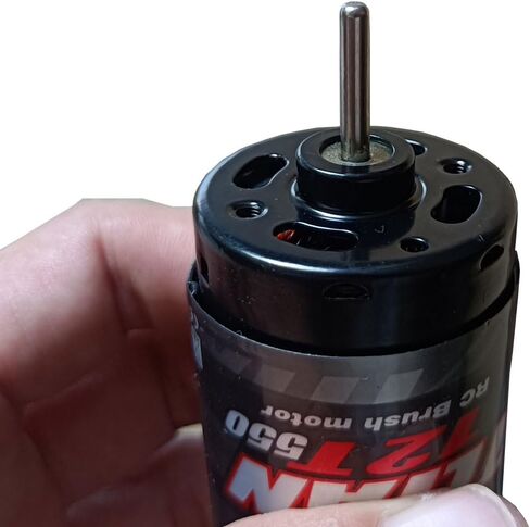 1 قطعة RC موتور 550 12T نحى المحرك ل 1/10 مائل ARRMA الجرانيت سينتون محوري Redcat HSP HPI Wltoys كيوشو in Kuwait