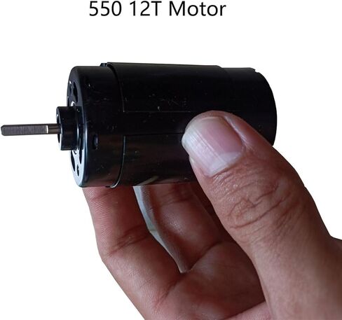 1 قطعة RC موتور 550 12T نحى المحرك ل 1/10 مائل ARRMA الجرانيت سينتون محوري Redcat HSP HPI Wltoys كيوشو in Kuwait