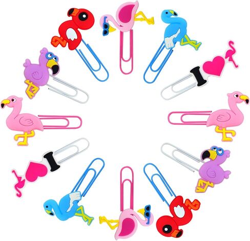 Cute Animal Bookmarks, 12 Pieces Unique Funny Pretty Paper Clips Book Markers for Kids Teens Boys Girls Students (Ocean Animals) in Kuwait