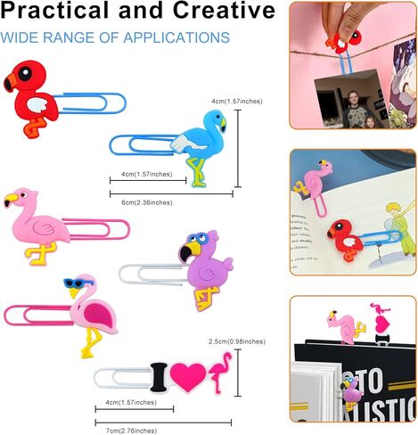 Cute Animal Bookmarks, 12 Pieces Unique Funny Pretty Paper Clips Book Markers for Kids Teens Boys Girls Students (Ocean Animals) in Kuwait