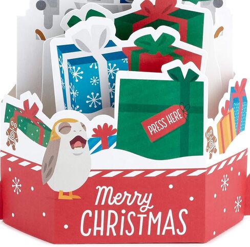 Hallmark Paper Wonder Star Wars Displayable Pop Up Christmas Card with Music (R2-D2, We Wish You a Merry Christmas), May the 4th in Saudi Arabia