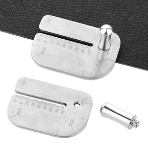 Leather Stitching Punch Aid Plate, Leather Working Tools Leather Punch Stainless Steel Leather Stitching Punch Leather Crafting Tool Accessories Stainless Steel Claw Punch for Leather Craft Working
