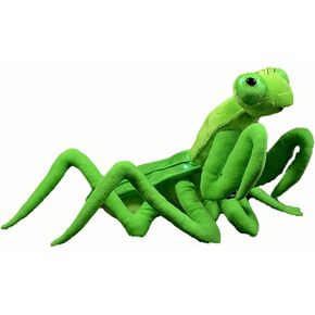 Simulation Green Mantis Plush Toy 12inch, Cute Soft Green Mantis Stuffed Animal Plush Toys for Kids Boys and Girls, Lifelike Stuffed Toy…