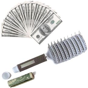 SECRET STASH Hair Brush Diversion Safe - Travel Hairbrush Safe for Hiding Valuables | Secret Hiding Containers Secret Containers Secret Compartment Items Hidden Money Hide Jewelry Pills Cash