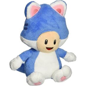 "Little Buddy USA Super Mario: 7"" Neko Cat Toad Plush", multi-colored