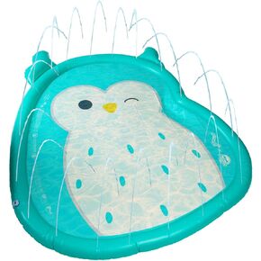 BigMouth x Squishmallows Winston The Owl Splash Pad, Large Sprinkler Pool, Inflatable Outdoor Summer Water Toy for Babies Toddlers & Kids