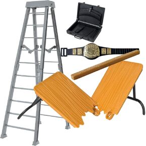 Grab The Cash & Belt 5 Piece Accessory Set for Wrestling Action Figures