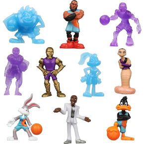 Moose Toys Space Jam: A New Legacy - 2" Collectible 10 Pack Mini Figures with Basketball Bases | Amazon Exclusive, Multicolor (14616)