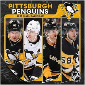 TURNER SPORTS Pittsburgh Penguins 2025 Mini Wall Calendar (25998040588)