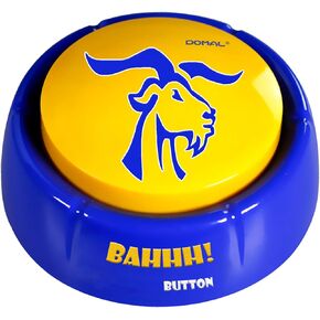 Screaming Goat Desk Toy, Goat Talking Button with Original Goat Scream, Create Screeching Goat Prank Button Desk Toy, Gag Gifts for Men and Women