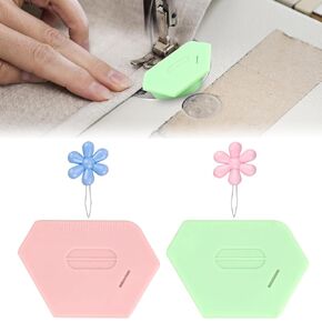 Magnetic Seam Guide for Sewing Machine,Multifunctional Hem Guide with Needle Threaders,Hemmer Guide,Universal Sewing Supplies and Accessories