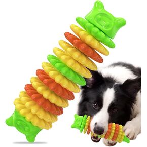 Dog Chew Toys for Aggressive Chewers, Durable Dog Toys for Large Medium Small Breed Dogs, Rubber Indestructible Dog Teething Toys, Tough Interactive Outdoor Dog Toys for Entertainment