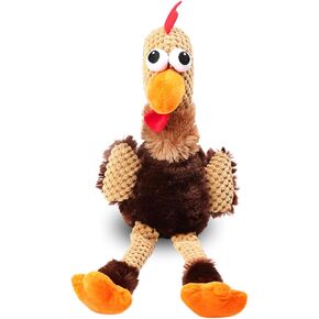 Plush Squeaky Dog Toy – Rooster Design Durable Dog Products for Playful – Ideal for Interactive Play